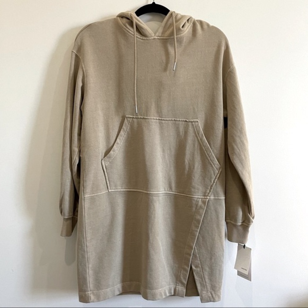 7 For All Mankind Long Hoodie Sweatshirt